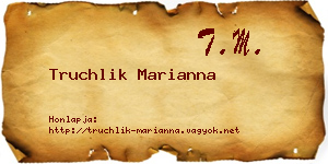 Truchlik Marianna névjegykártya
